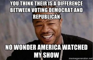 no difference between democrats and republicans